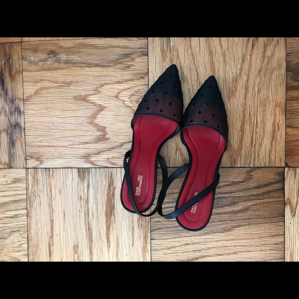 Sling back pumps